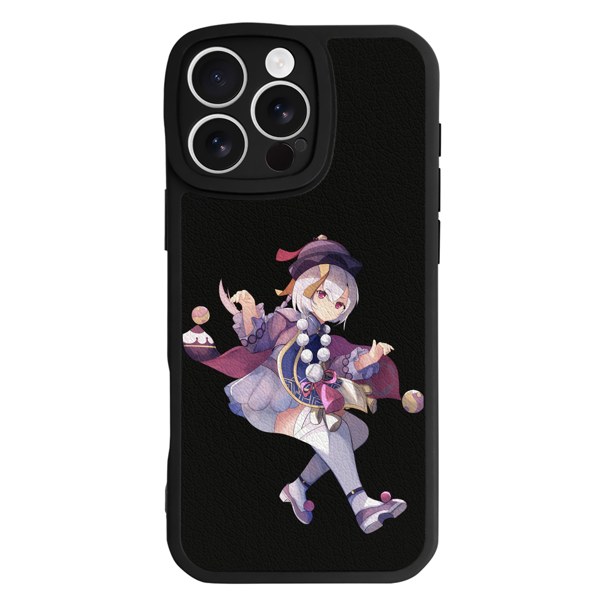 げんし神 七七 なな  genshin Nana 【iPhone 16シリーズ対応】シリコンスマホケース（レザー調） 材質：シリコン
